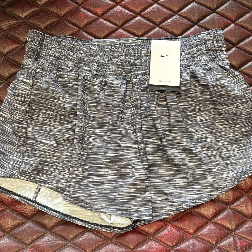 Nike Dri-Fit Women's Athletic Navy and Gray Shorts